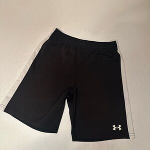 Under Armour Black and White Sports Shorts